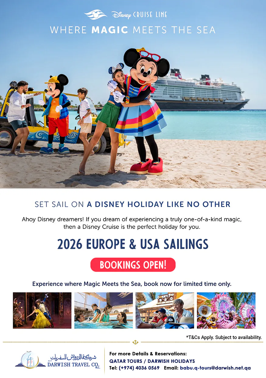 Disney Cruise Line — 2026 Europe and USA sailings, bookings open